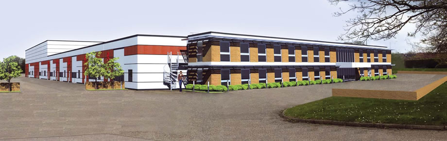 South block front elevation (artists impression)
